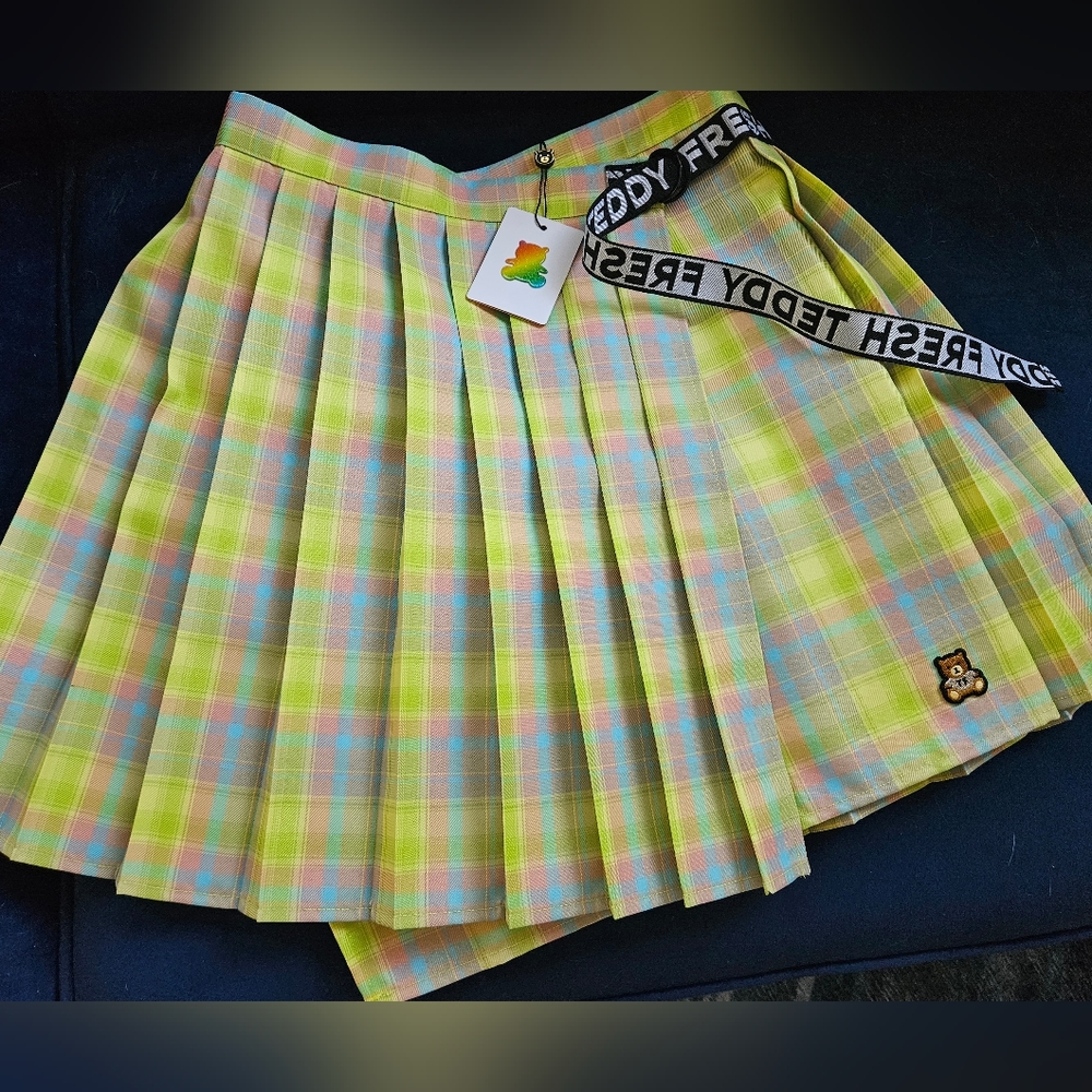 Teddy Fresh Asymmetric Skirt